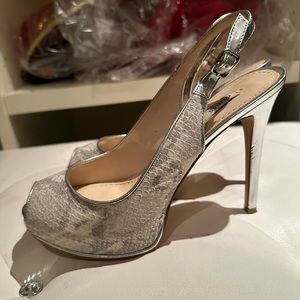 GUESS Heels Silver